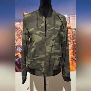 Camouflage Women's Bomber Jacket